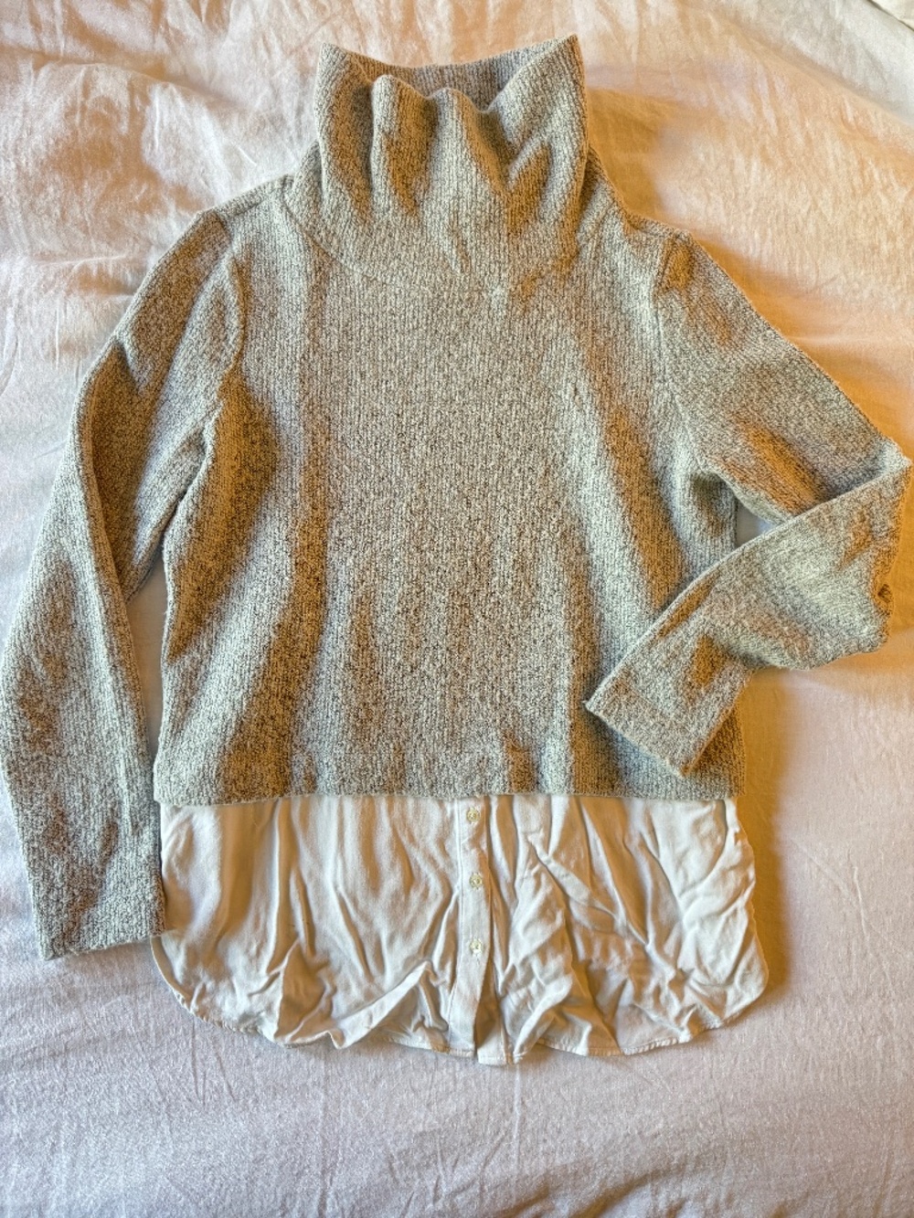 LOFT shirt & sweater combo